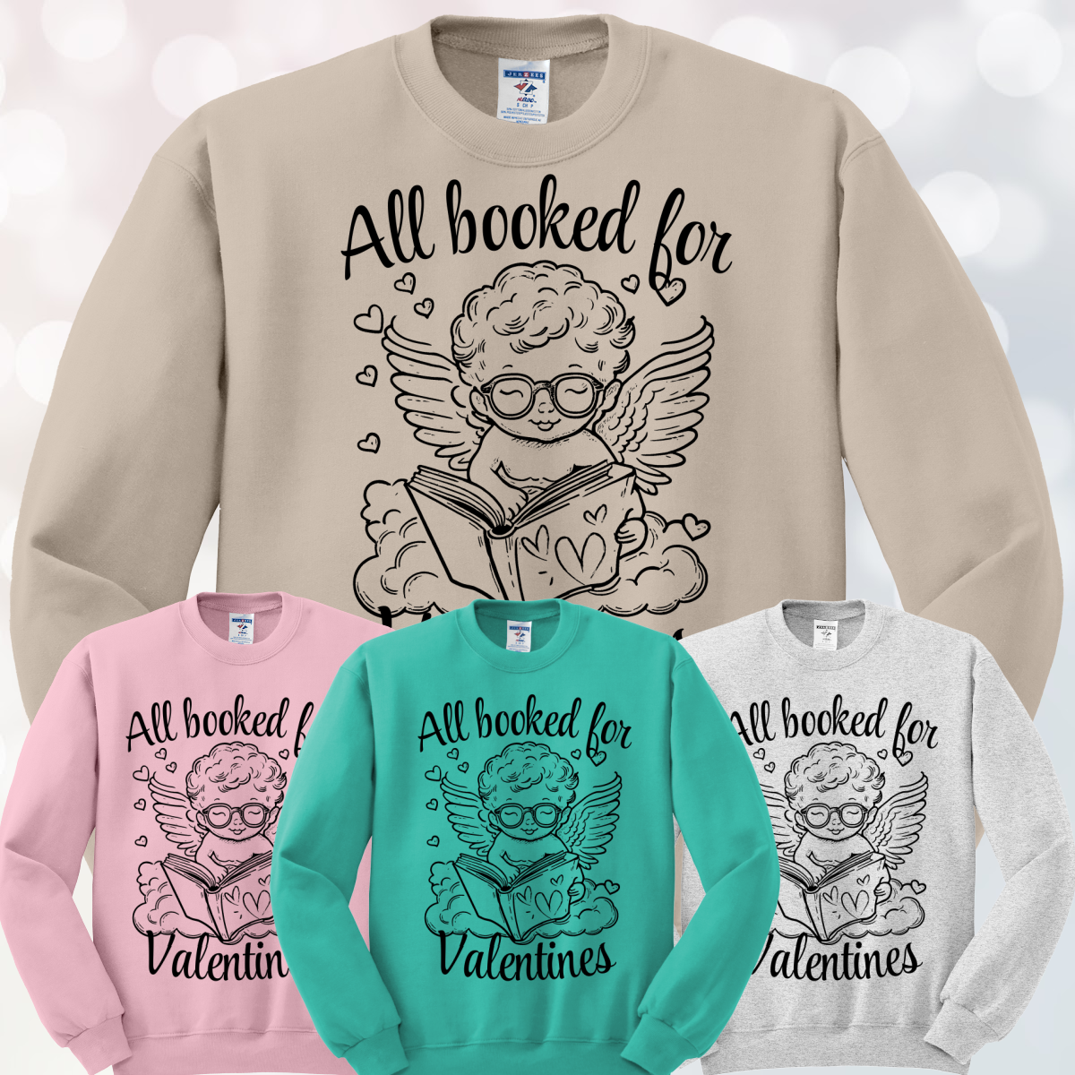 All Booked For Valentines Crewneck (Adult)