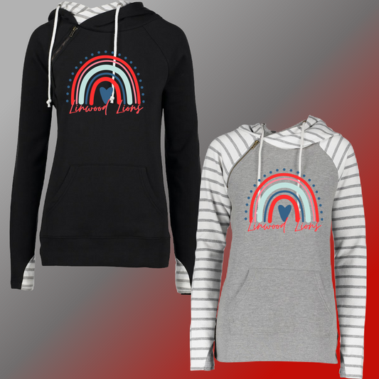 Linwood Lions - Rainbow Double Hooded Sweatshirt