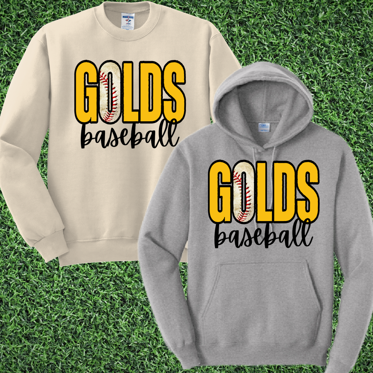 Saginaw Golds Baseball Basic Sweatshirt (Adult)