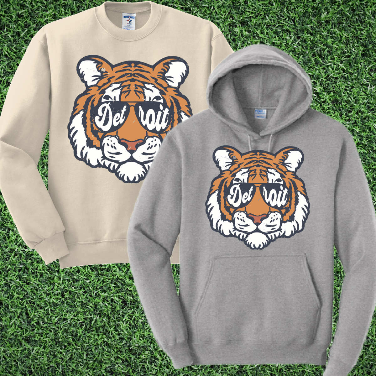 Vintage Tiger Face Basic Sweatshirt (Youth & Adult)