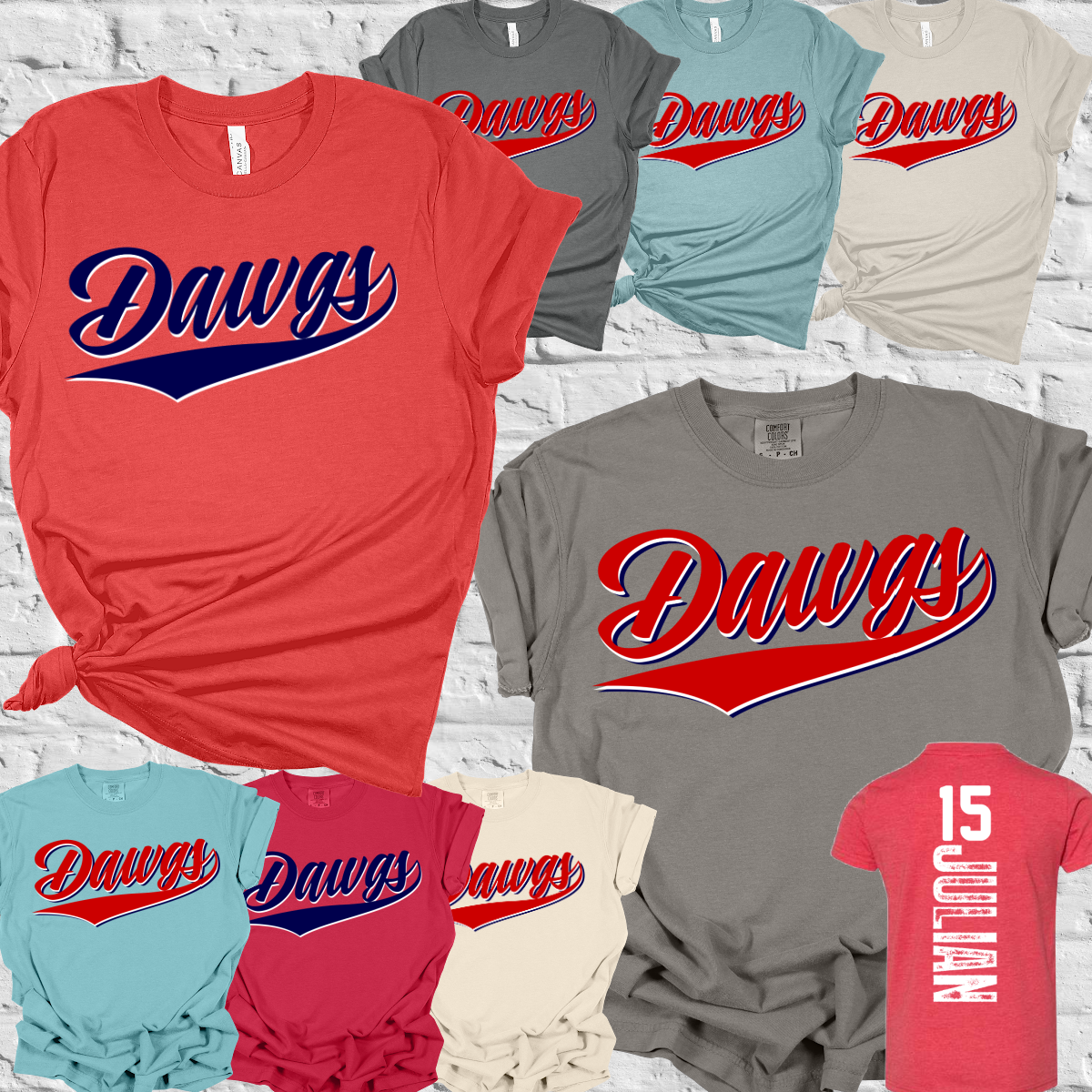 Saginaw Bay Riverdawgs Swoosh Tee