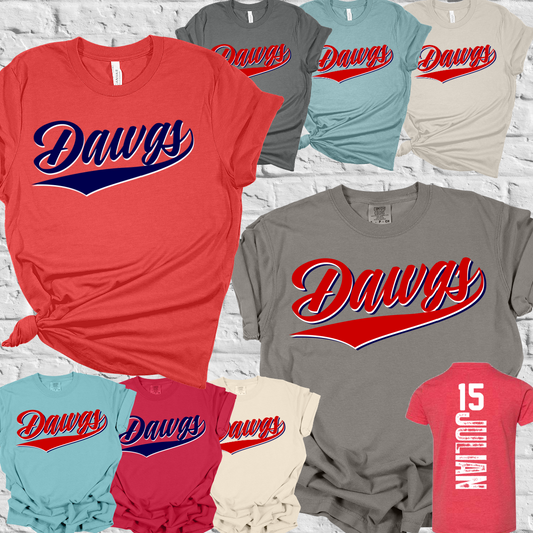 Saginaw Bay Riverdawgs Swoosh Tee