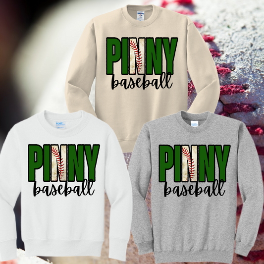 Pinconning Baseball - Pinny Basic Sweatshirt & Hoodie (Youth & Adult)