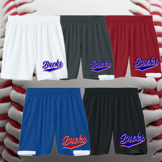 Bay Area Bucks - Swish Logo Performance Shorts (Youth & Adult)