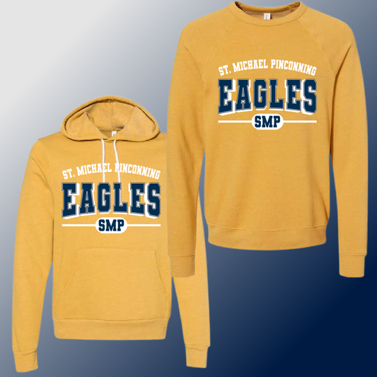 St. Michael Eagles  - Mustard Varsity Mascot Premium Sweatshirt