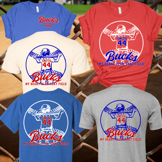 Bay Area Bucks - Custom Player Tee (Adult)