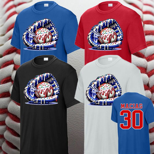 Bay Area Bucks - Ice Cream Drip Glove Performance Tee (Youth & Adult)