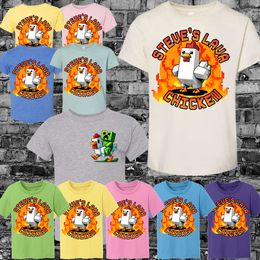 Steve's Lava Chicken Tee (Youth)
