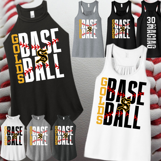 Saginaw Golds - BASEBALL/Stitches Tank