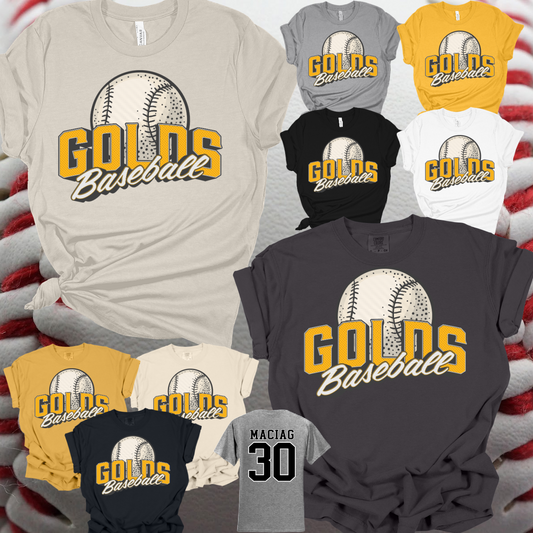 Saginaw Golds - Vintage Logo Tee (Adult)