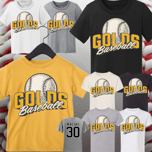 Saginaw Golds - Vintage Logo Tee (Youth)