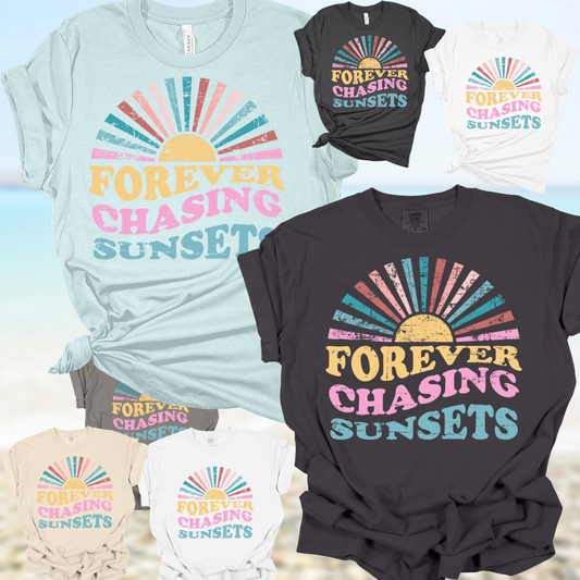 Forever Chasing Sunsets Tee