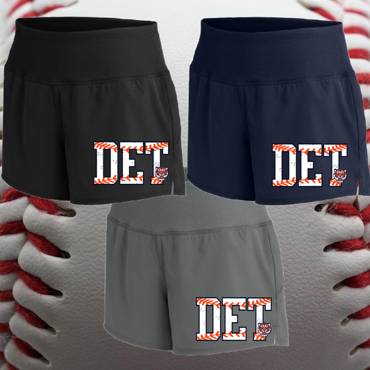 Detroit Baseball D E T - Womens Shorts