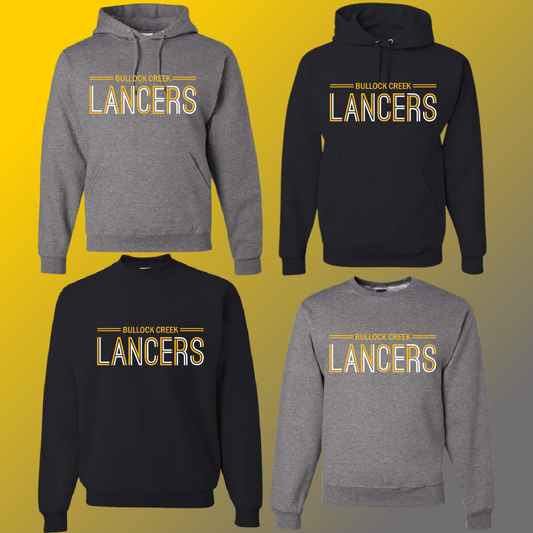 Bullock Creek Lancers  - Double Font Basic Sweatshirt