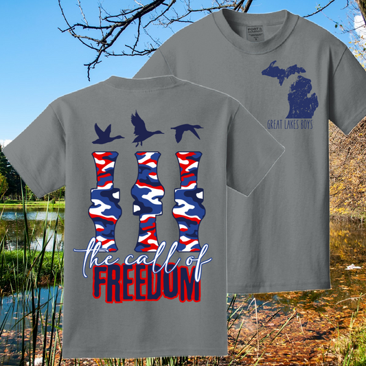 Great Lakes Boys - The Call Of Freedom Beach Wash Tee (Youth & Adult)