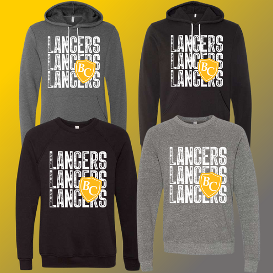 Bullock Creek Lancers - Repeating Stamped Premium Sweatshirt