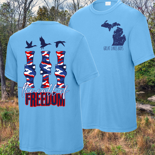 Great Lakes Boys - The Call Of Freedom Performance Tee (Youth & Adult)