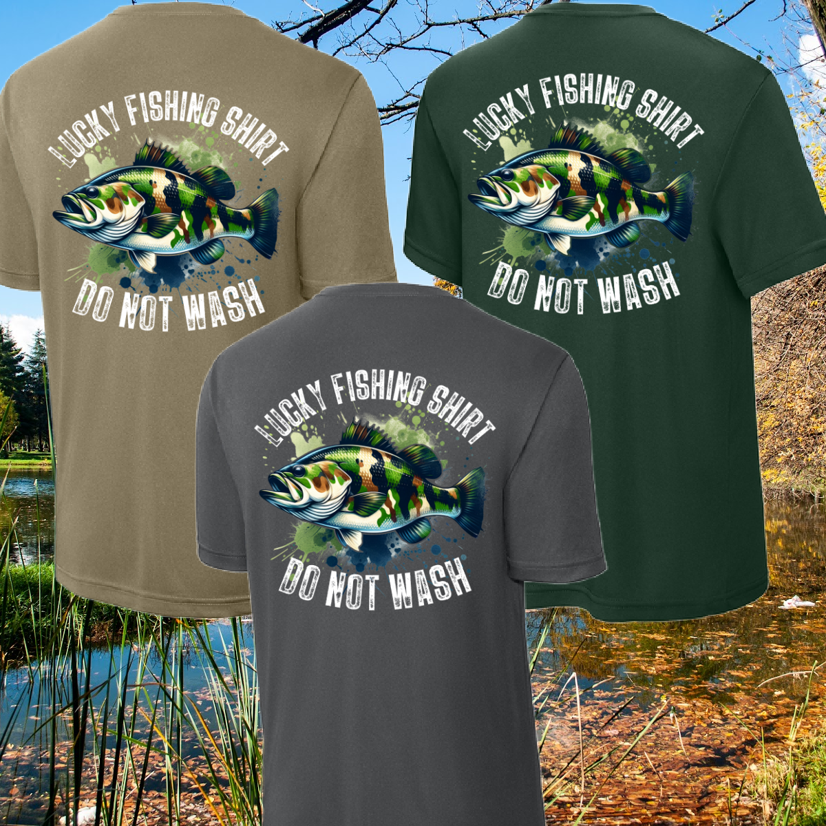 Great Lakes Boys - Lucky Fishing Shirt Do Not Wash Performance Tee (Youth & Adult)
