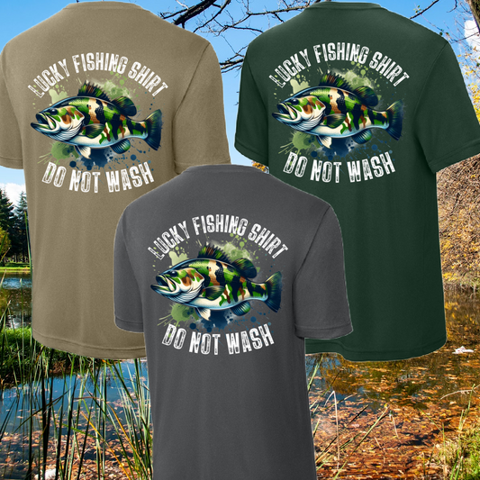 Great Lakes Boys - Lucky Fishing Shirt Do Not Wash Performance Tee (Youth & Adult)