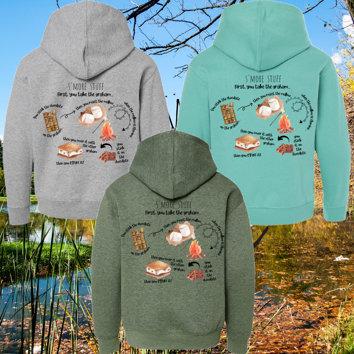 Great Lakes Boys - S'more Stuff Hooded Sweatshirt (Toddler, Youth & Adult)