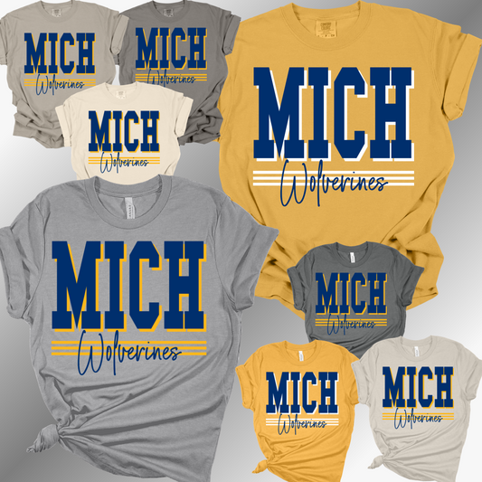 Wolverines - MICH Tee