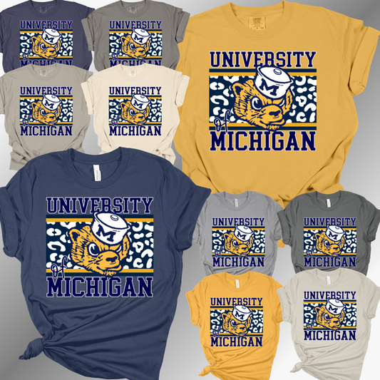 Wolverines - Leopard Tee