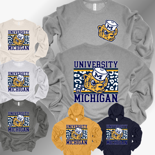 Wolverines - Leopard Premium Sweatshirt
