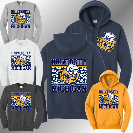 Wolverines - Leopard Basic Sweatshirt