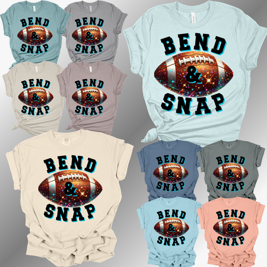 Football - Bend & Snap (Sparkly) Tee (Adult)