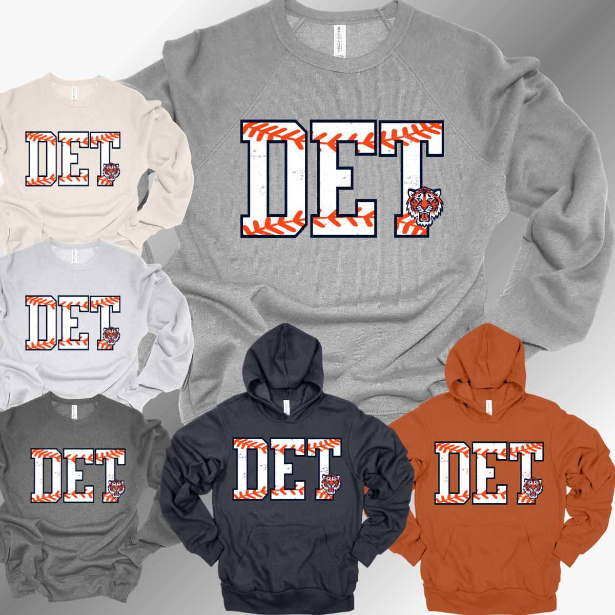 Detroit Baseball - DET Premium Sweatshirt