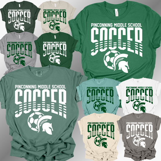 Pinconning Spartans - Middle School Soccer Tee (Adult)