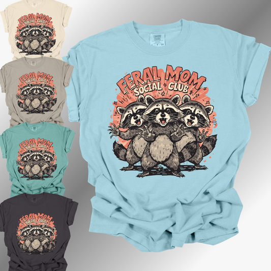 Feral Mom Social Club - Comfort Colors Tee (Adult)