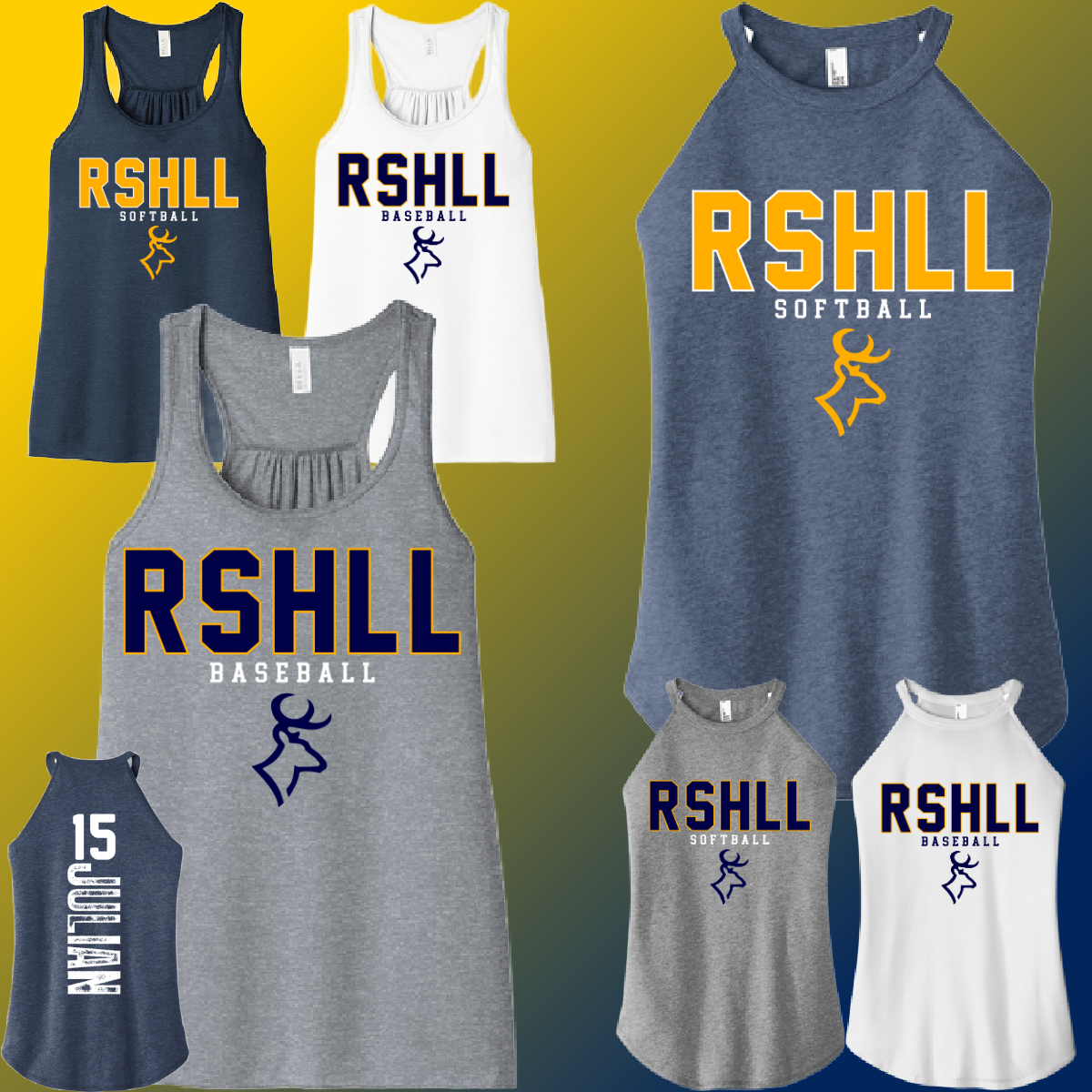 RSHLL Roscommon St. Helen Little League - Initial Women's Tank