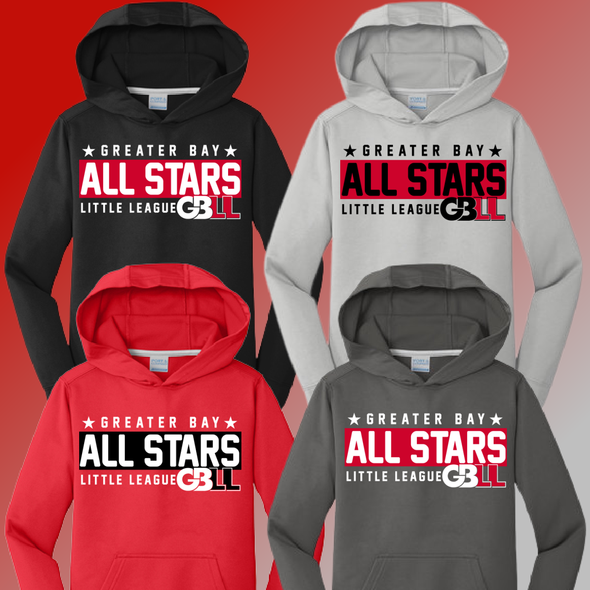 GBLL 2026 Allstars Block Design - Performance Hoodie (Youth & Adult)