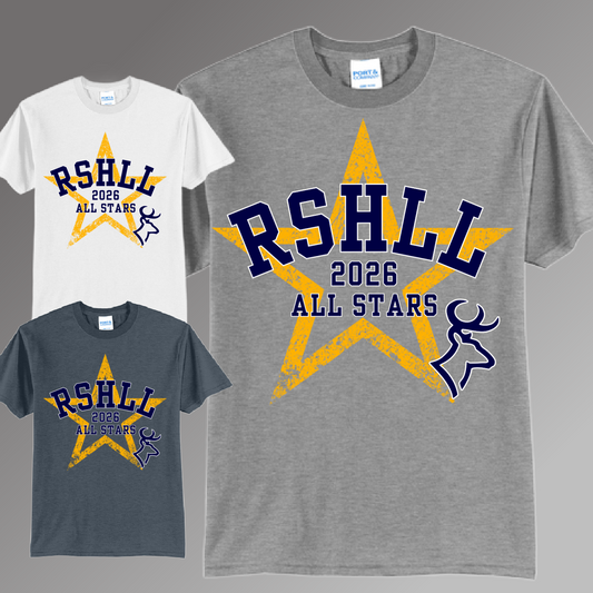 RSHLL 2026 All Stars Grunge Star - Basic Tee (Toddler, Youth & Adult)