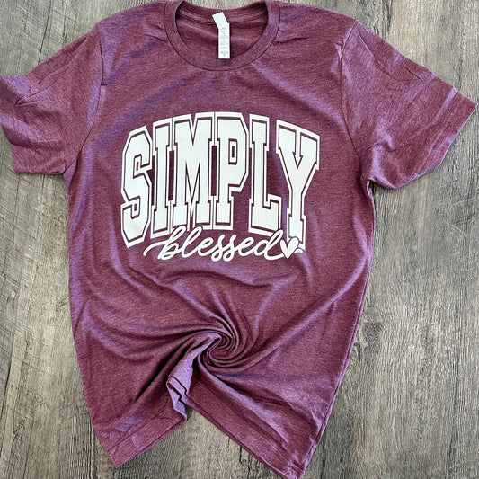 Simply Blessed Tee - Ready To Ship*