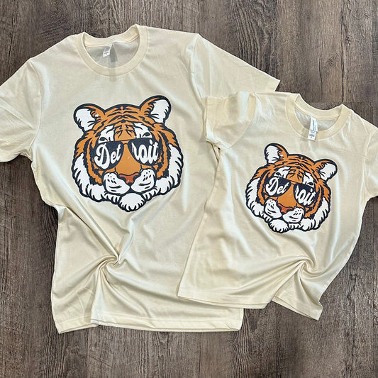 Vintage Tigers Natural Tee - Ready To Ship*