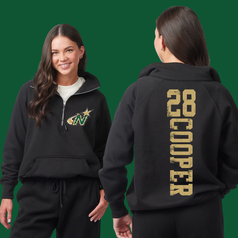 Midland Northstars Hockey - 1/4 Zip Crewneck (Youth & Adult)