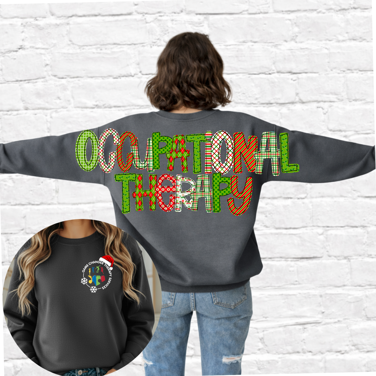 Game Changer Therapy Services - Christmas Crewnecks!