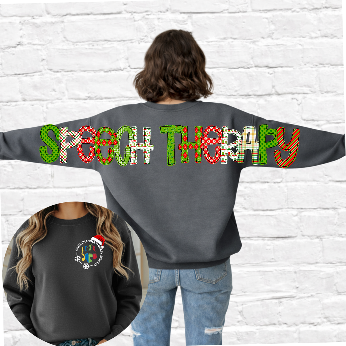 Game Changer Therapy Services - Christmas Crewnecks!
