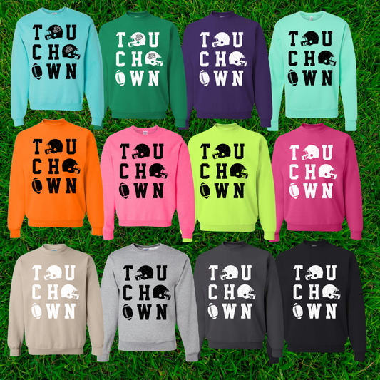 FTH Football - Touchdown Crewneck (Adult) - MADE TO ORDER/TWO WEEKS