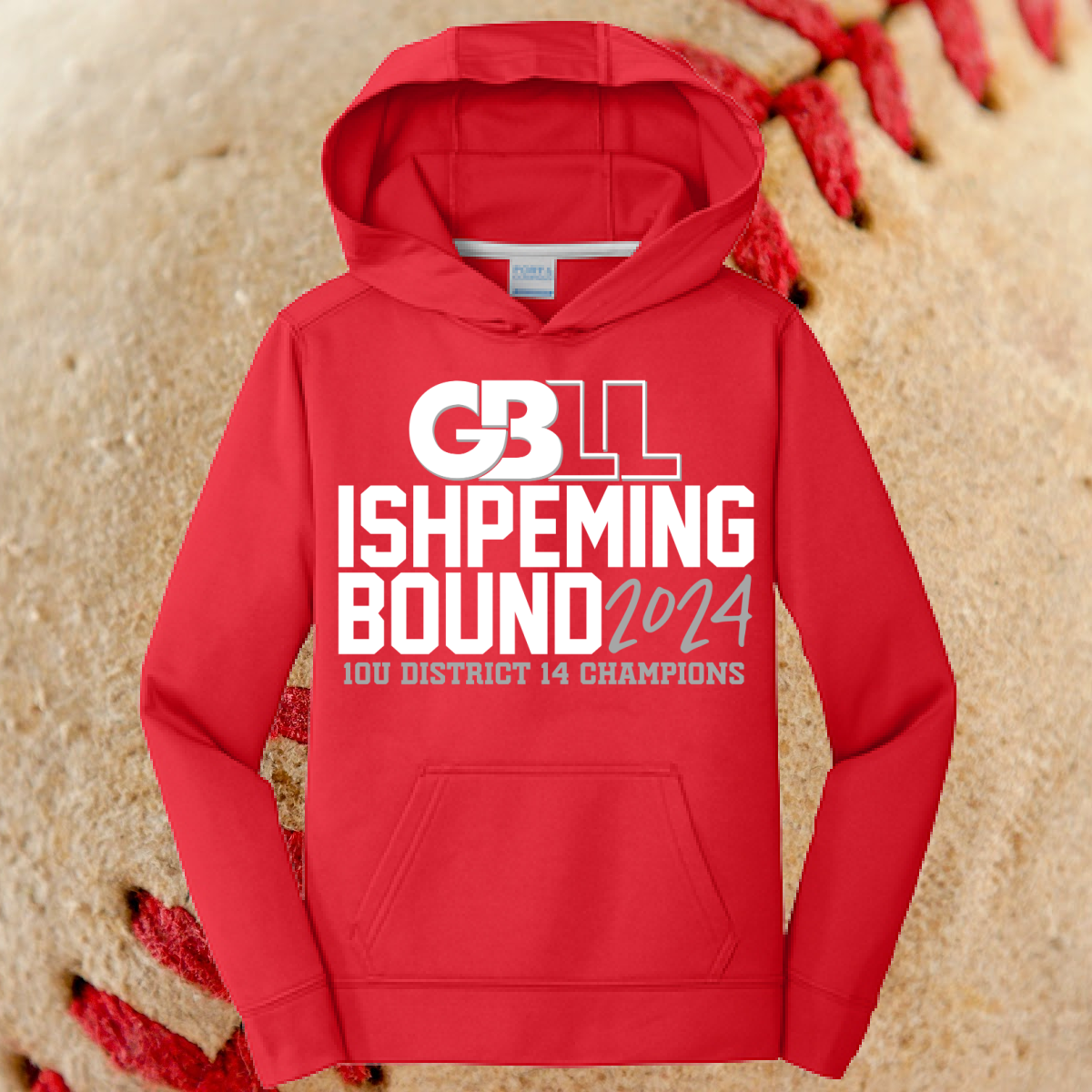 2024 GBLL 10U District Champs - Dri Fit Hoodies  (Youth & Adult)