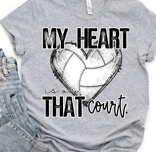 My Heart Is On That Court (Volleyball)