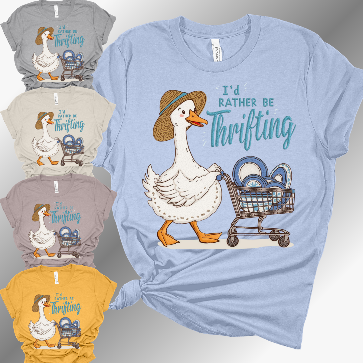 I'd Rather Be Thrifting - Bella Canvas Tee (Adult)