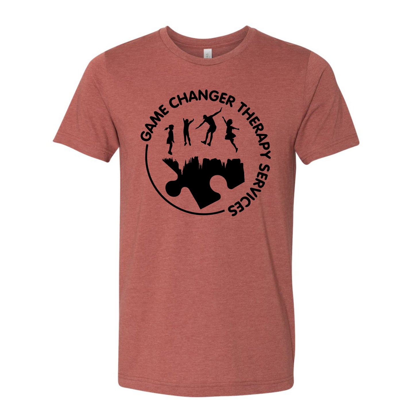 Game Changer Therapy Services Short Sleeve Tee FALL COLORS - Black Logo