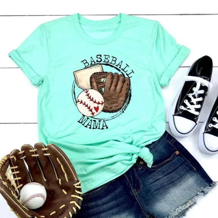 Baseball Mama Collage (Adult) - PREORDER
