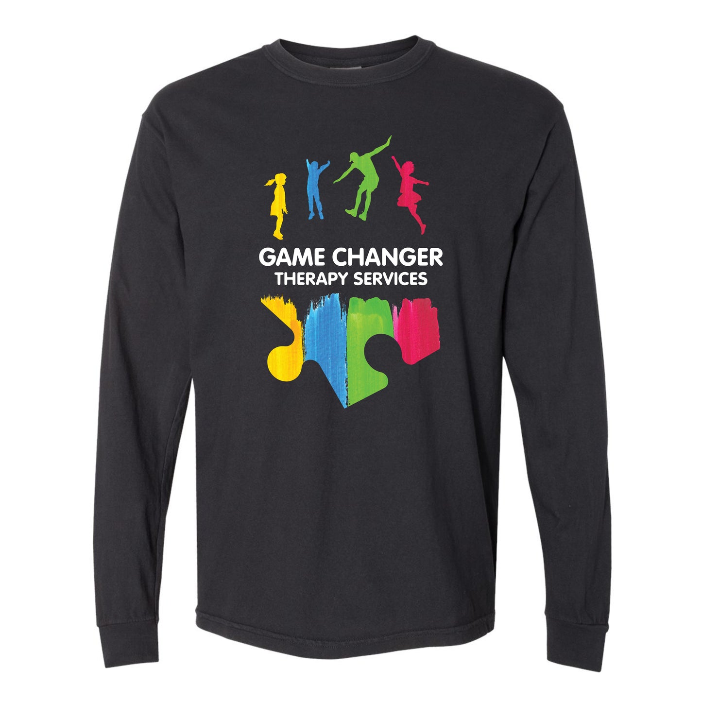 Game Changer Therapy Services Long Sleeve Tee - Full Color Logo