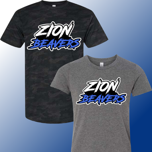 Zion Beavers - Graffiti Tee (Youth & Adult Sizes Available)