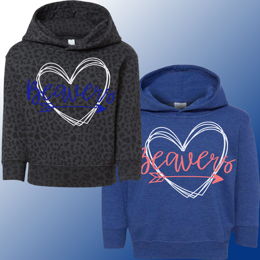 Zion Beavers - Heart & Arrow Sweatshirt (Youth & Adult Sizes Available)