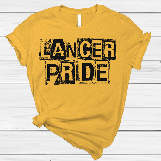 Bullock Creek Lancers - Distressed Lancer Pride Tee (Youth & Adult Sizes Available)